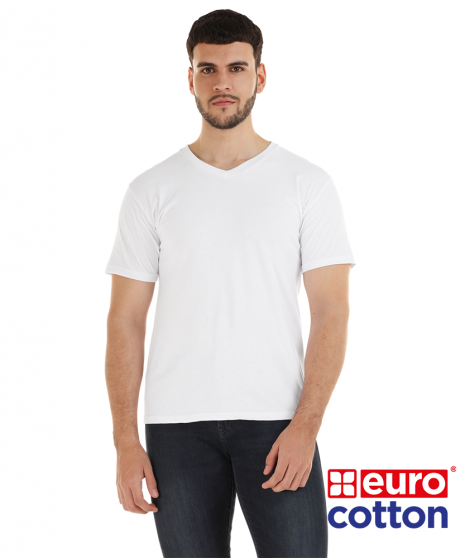 Polera Cuello V Eurocotton