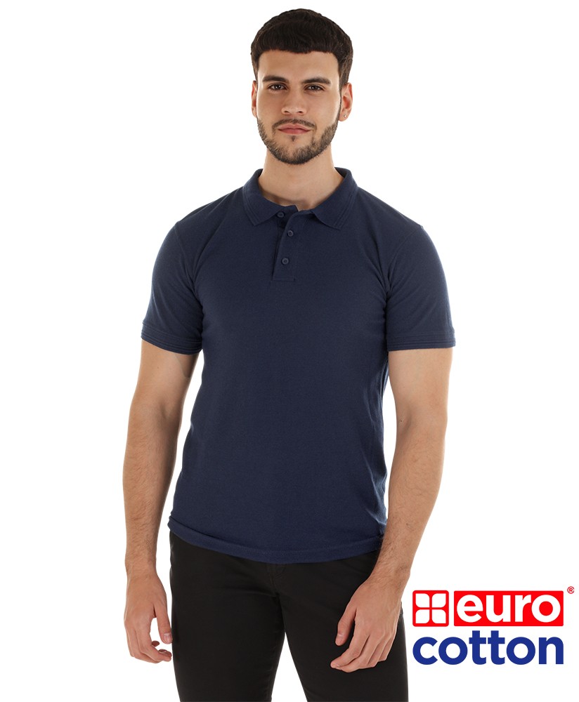 Polera Piqué Caballero Eurocotton