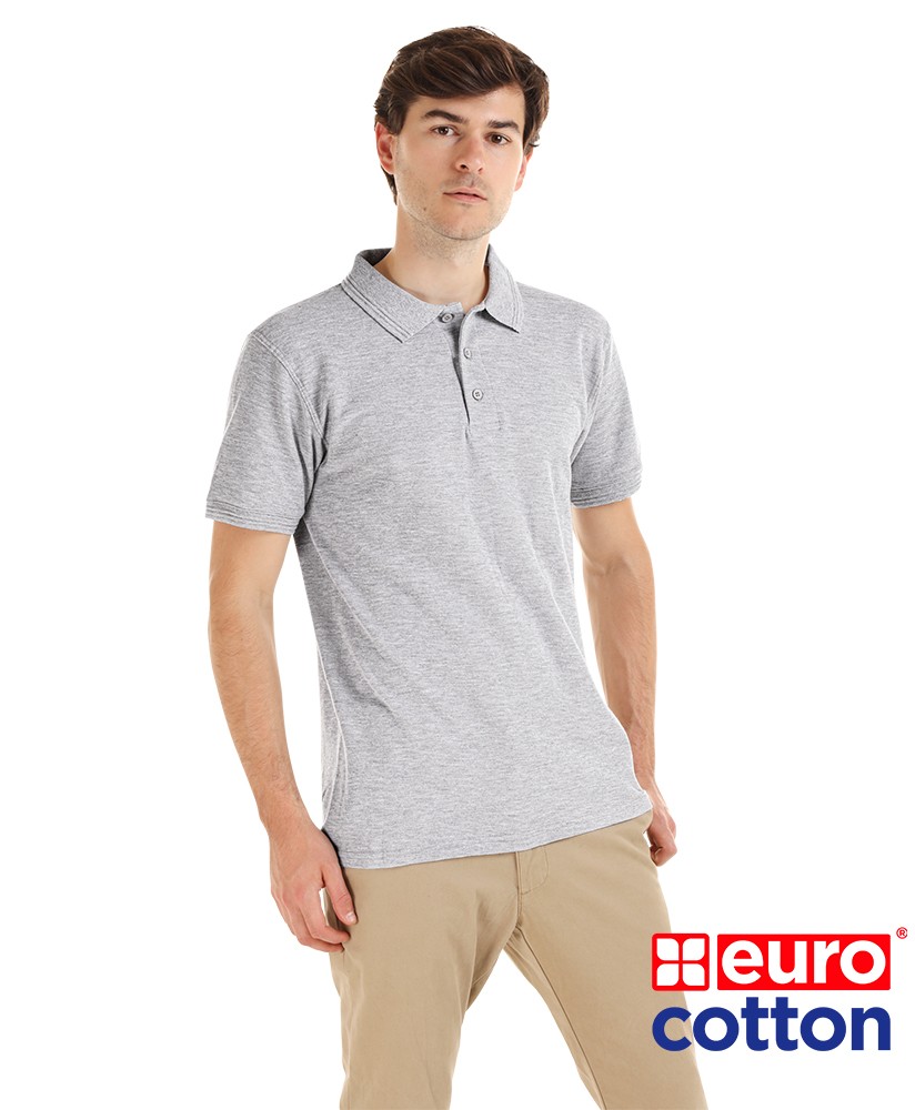 Polera Piqué Caballero Eurocotton