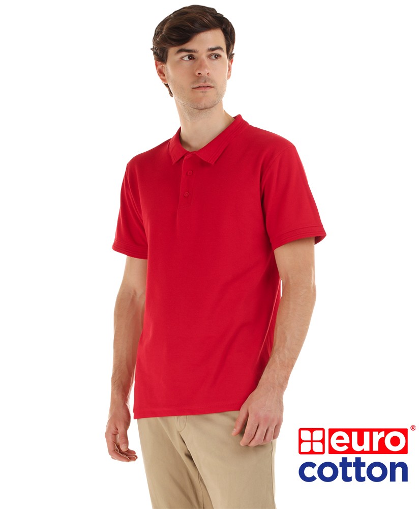 Polera Piqué Caballero Eurocotton