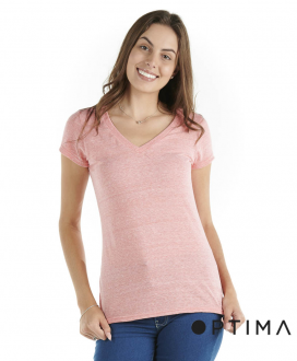 Polera Cuello V Snow Optima