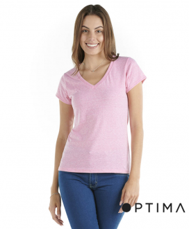 Polera Cuello V Snow Optima