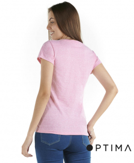 Polera Cuello V Snow Optima